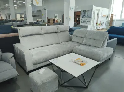 Диван угловой раскладной правый POPUS 2FL-E-1BKR (Aphrodita 20 grey)