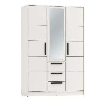 Шкаф 3х-дверный с зеркалом ДИАНА 84.08 (Белый/Белый)