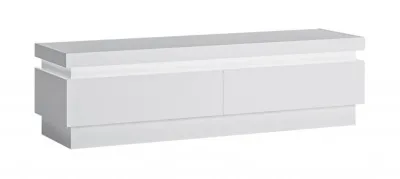 Тумба ТВ LYON LYOF01 2S (BIAŁY ALPIN/BIAŁY HG)