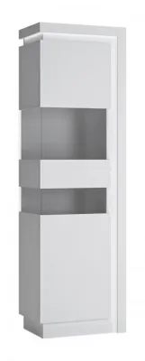 Витрина (левая) LYON LYOV03L 1D (BIAŁY ALPIN/BIAŁY HG)