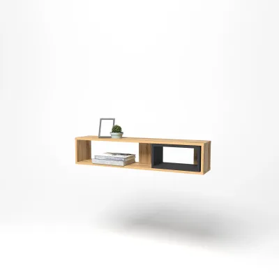 Полка навесная ИНСАР ИВ-117.05.00 (Дуб Наварра/Графит)