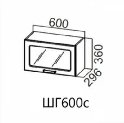 Корпус 456 ШГ600/ШГ600с (Белый)