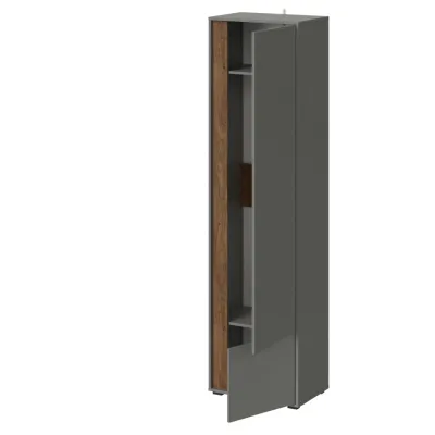 Шкаф для одежды ВЕНТО ИВ-126.08.00 (Дымчатый алмаз/Дуб Канзас)
