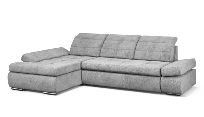 Диван угловой раскладной левый СКАНДИ 2 (Fiori (stone))