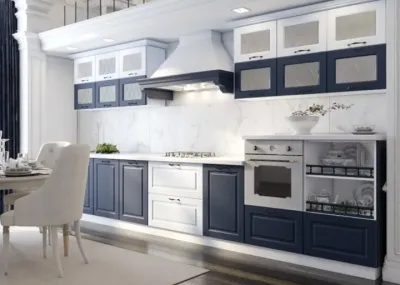 Панель декоративная 724*345 (Грейвуд Шато Индиго)