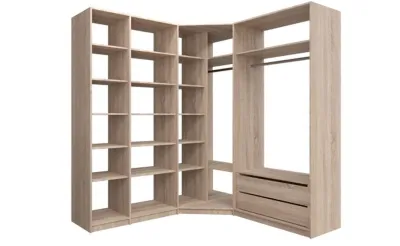 Гардеробная система угловая СПРИНТ 316 (Дуб Сонома)