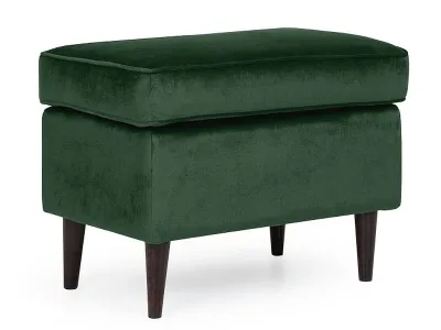 Пуф RON VELVET (VELVET ZIELONY BLUVEL 78/WENGE (P))