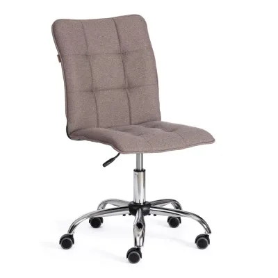 Кресло компьютерное ONE (Ткань рогожка Nice/Мокко (серо-бежевая))