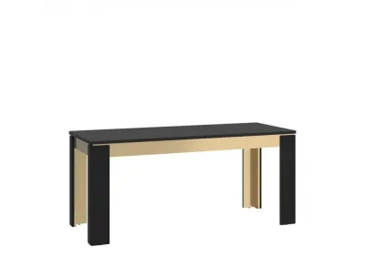 Стол обеденный раскладной NORICA LAZT02 1,6 (CZARNY MAT/CZARNY MAT)