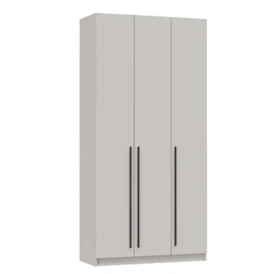 Шкаф 3-х дверный БРАНДО NEW 67.08 (h2,5м) (Кашемир/Белый/ЛДСП Кашемир)