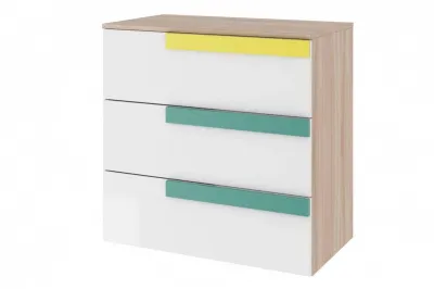 Комод УМКА СТЛ.302.03 (Ясень лион песочный/белый)