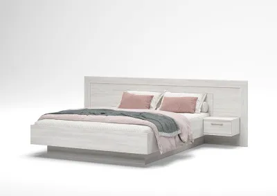 Кровать с ЛДСП основанием под матрас 1,6 ВИРДЖИНИЯ ИВ-100.1826.00 (Сосна Каньон)