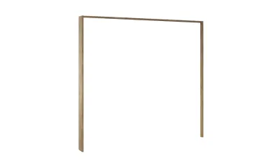 Обрамление шкафа 4-х дверного МИШЕЛЬ (Дуб крафт золотой/Белый жемчуг)