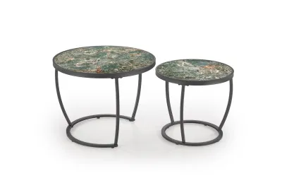 Комплект журнальных столов INES (ZIELONY)