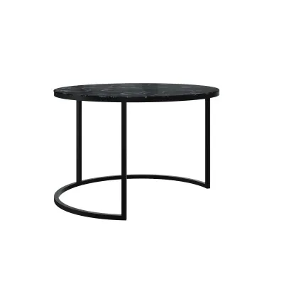 Стол журнальный CT-1931D 0,8 DOUBLE MAX (Black marble (черный мрамор))