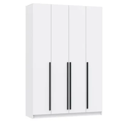 Шкаф 4-х дверный БРАНДО NEW 67.13 (h2.4м) (Белый/Белый/ЛДСП Белый) Шкаф 4-х дверный БРАНДО NEW 67.13 (h2.4м) (Белый/Белый/ЛДСП Белый)