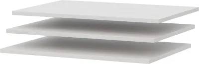 Полки для шкафа 2-х дверного МСП 1 (Ясень Анкор светлый)