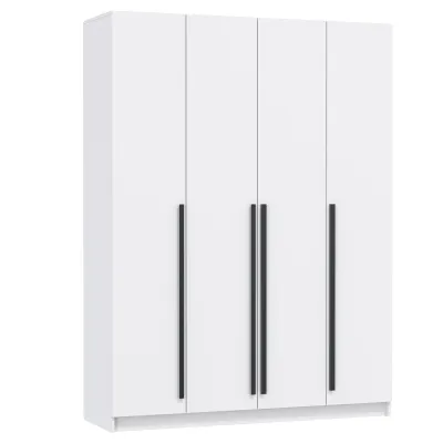 Шкаф 4-х дверный БРАНДО NEW 67.16 (h2,15м) (Белый/Белый/ЛДСП Белый)