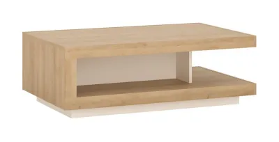 Стол журнальный LYON LYOT01 (DĄB RIVIERA JASNA/BIAŁA HG)