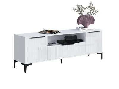 Тумба ТВ КИМБЕРЛИ 1,65 м (Белый/Белый Глянец)
