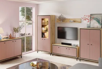 Гостиная ZESTAW A PARII (artisan/pink)