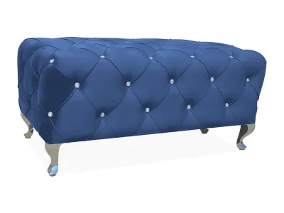 Пуф HESTIA VELVET (VELVET GRANATOWY BLUVEL 86)