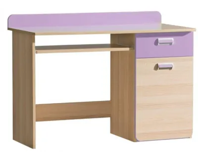 Стол письменный LORENTO L10 (Jesion Coimbra/Fiolet)