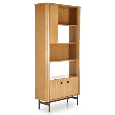 Стеллаж SMART REG-1 (DĄB NATURALNY/CZARNY)