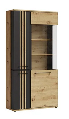 Витрина MOLTO ML2 (black/artisan)