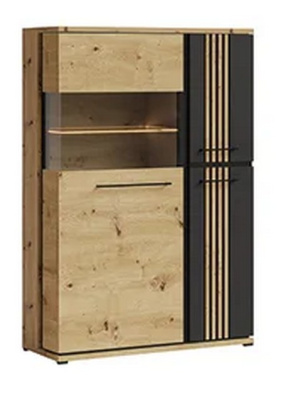 Витрина MOLTO ML2a (black/artisan)