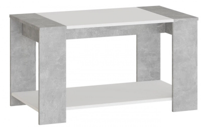 Стол журнальный АВРОРА (белый/ателье светлый)