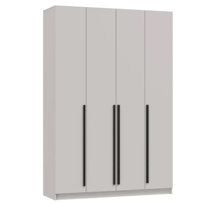Шкаф 4-х дверный БРАНДО NEW 67.13 (h2.4м) (Кашемир/Белый/ЛДСП Кашемир)