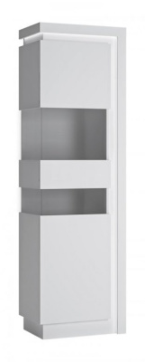 Витрина (левая) LYON LYOV03L 1D (BIAŁY ALPIN/BIAŁY HG)