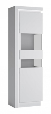 Витрина (правая) LYON LYOV03P 1D (BIAŁY ALPIN/BIAŁY HG)