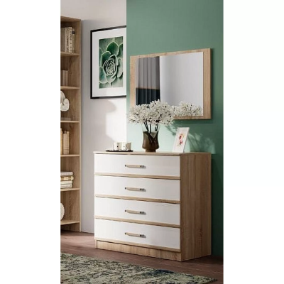 Зеркало САКУРА (Дуб сонома/Белый)