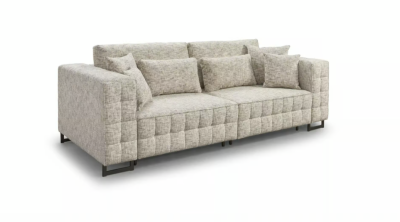 Диван прямой раскладной GEMMA 2FBAL-2FBAR (Tracy 12 cream grey)