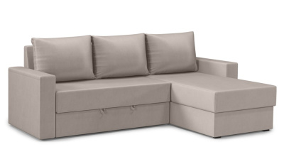 Диван угловой раскладной ЛЕО (Bingo (pebble))