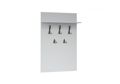 Вешалка 80 ЛАЦИО (Белое дерево (крючок бронза))