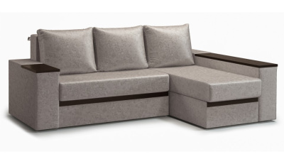 Диван угловой раскладной правый БРАУН (NEVADA/LATTE)