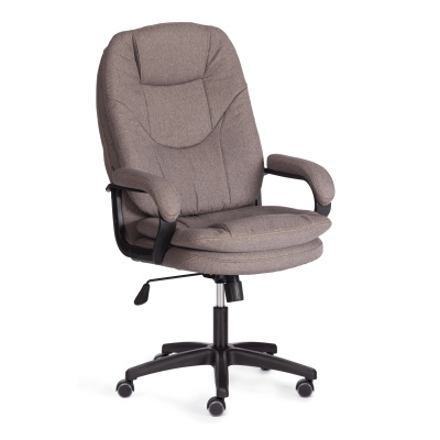 Кресло компьютерное COMFORT LT (22) (Ткань рогожка Nice/Мокко (серо-бежевая))
