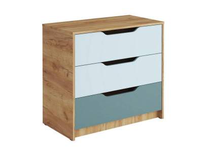 Комод RICH КМ-001 (Дуб Крафт золотой/Кенди U9114 (УД)/Сумеречный голу)