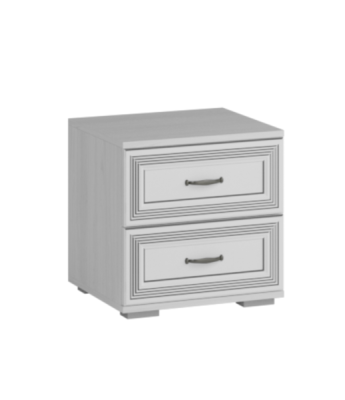 Тумба прикроватная ЛИВОРНО ЛТ-20 (Ясень Анкор светлый патина серебро)