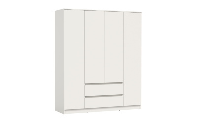 Шкаф 4-х дверный БЕРГЕН 82.01 (Белый/Белый) Шкаф 4-х дверный БЕРГЕН 82.01 (Белый/Белый)