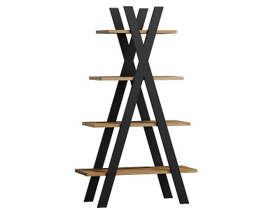 Стеллаж TIPI (dab wotan/czarny)