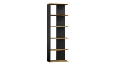 Стеллаж CORNER (dab wotan/czarny)