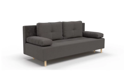 Диван прямой раскладной БУЛДЫМ (Велюр Forward Коричневый)