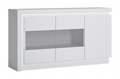 Комод LYON LYOK02 3D (BIAŁY ALPIN/BIAŁY HG)