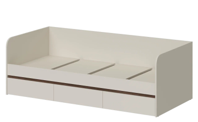 Кровать с ЛДСП основанием под матрас 0,9 ВЕНТО ИВ-126.12.00 (Персидский жемчуг/Дуб Нокс Бронзовый)