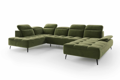 Диван угловой нераскладной левый MANSON U-form (GR1)