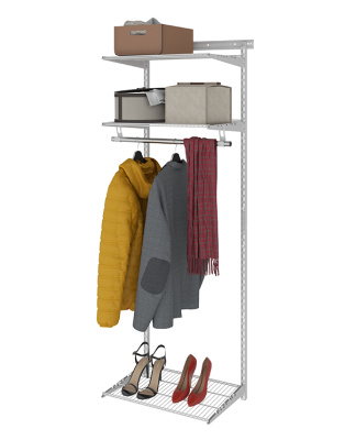 Гардеробная система BASIC G60 (Глянцевый белый (RAL 9003))